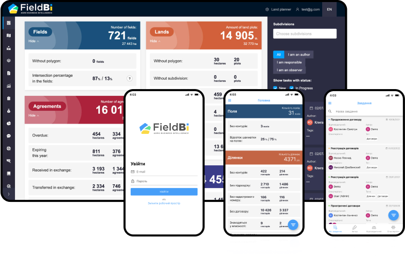 Dashboard and Mobile Apps