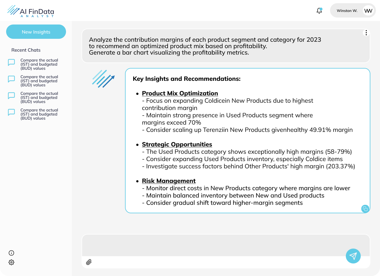 Contribution Margin Recommendations