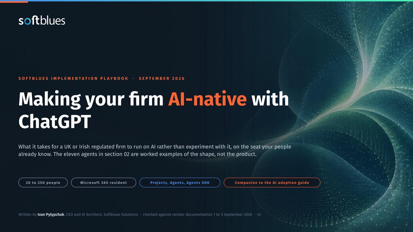 Cover of Making your firm AI-native with ChatGPT