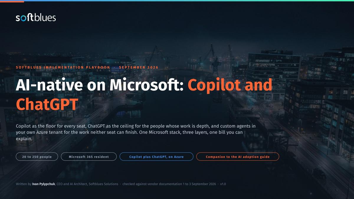 AI-native on Microsoft: Copilot and ChatGPT