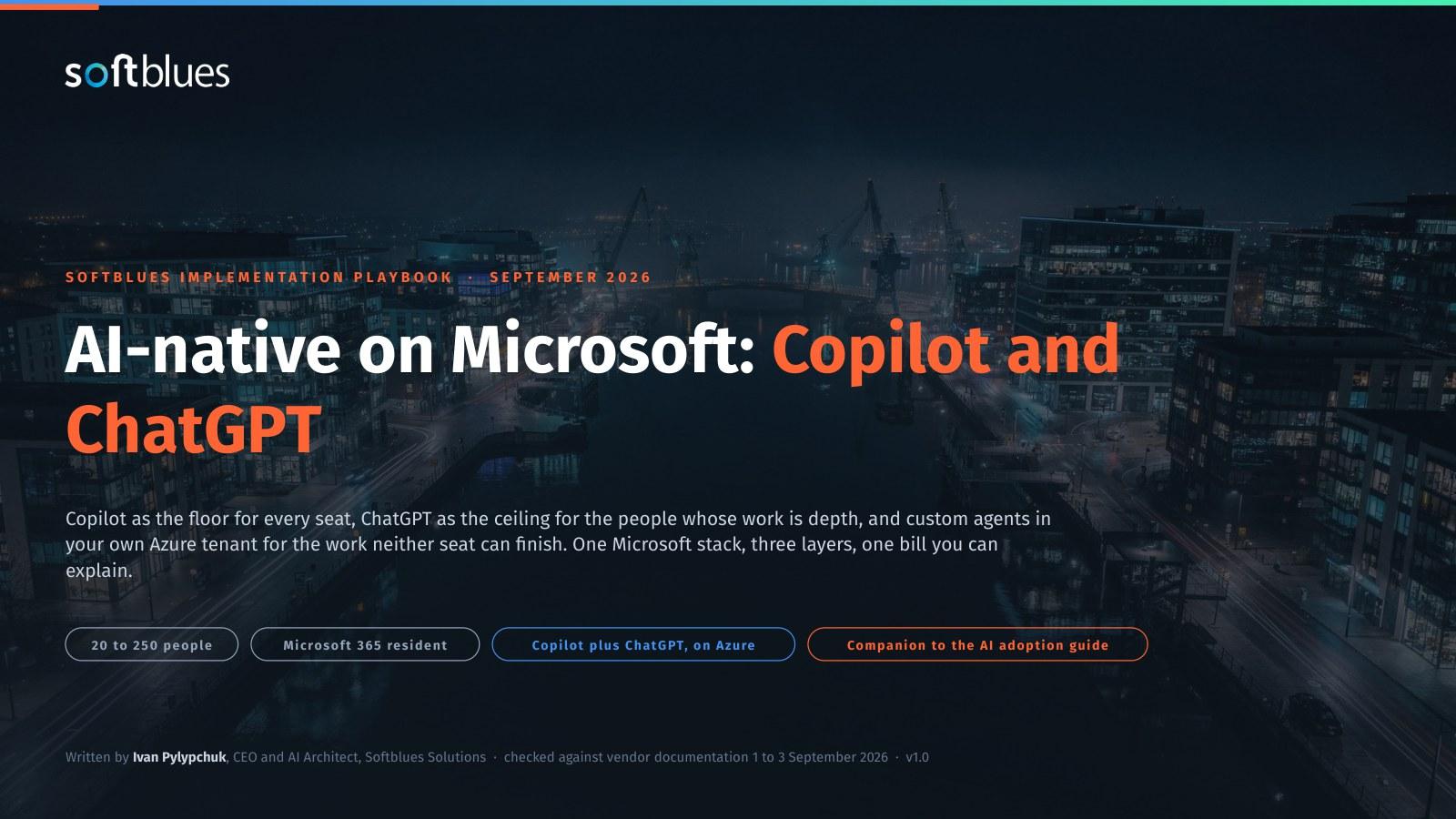 AI-native on Microsoft: Copilot and ChatGPT