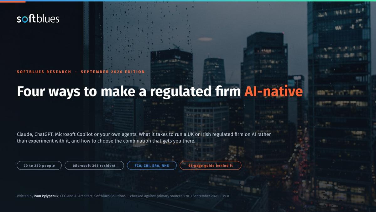 Four ways to make a regulated firm AI-native